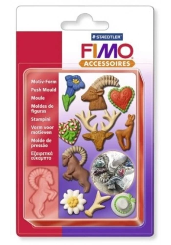 Staedtler Fimo Push Mould Esnek Silikon Polimer Kil Kalıbı ALP DAĞLARI