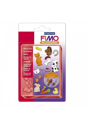 Staedtler Fimo Push Mould Esnek Silikon Polimer Kil Kalıbı EVCİL HAYVANLAR
