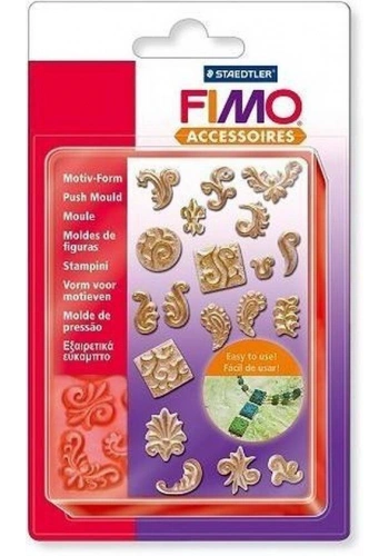 Staedtler Fimo Push Mould Esnek Silikon Polimer Kil Kalıbı SÜSLER