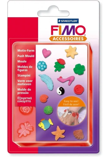 Staedtler Fimo Push Mould Esnek Silikon Polimer Kil Kalıbı TAKI