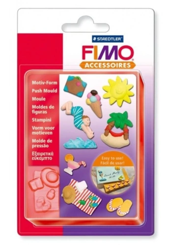 Staedtler Fimo Push Mould Esnek Silikon Polimer Kil Kalıbı TATİL