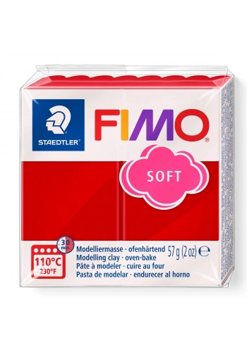 Staedtler Fimo Soft Polimer Kil 2 P Noel Kırmızı