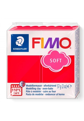Staedtler Fimo Soft Polimer Kil 24 Indian Red