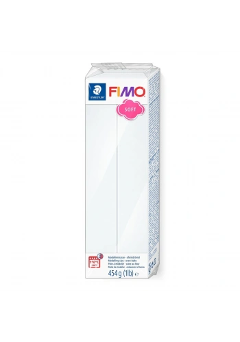 Staedtler Fimo Soft Polimer Kil 454 gr. 0 Beyaz