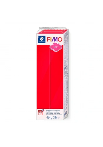 Staedtler Fimo Soft Polimer Kil 454 gr. 24 Kızıl