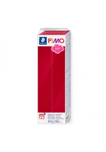 Staedtler Fimo Soft Polimer Kil 454 gr. 26 Vişne Kırmızı