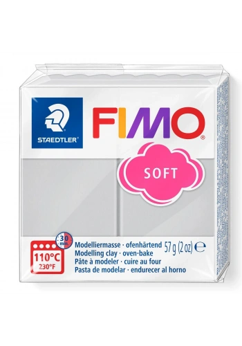 Staedtler Fimo Soft Polimer Kil 80 Dolphin Grey