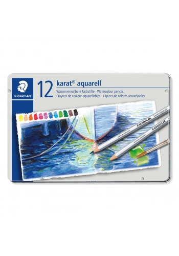 Staedtler Karat Aquarell Sulu Boya Kalemi Seti 12 Renk