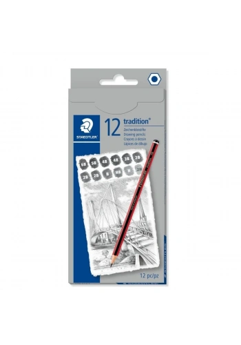 Staedtler Mars Tradition Dereceli Kara Kalem Seti 12li