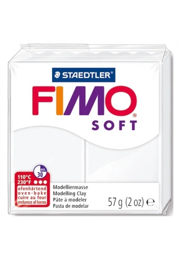 Staedtler Modelleme Kili Fımo Soft Beyaz 8020-0 07