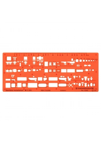 Standardgraph Tesisat Şablonu I - 1/100