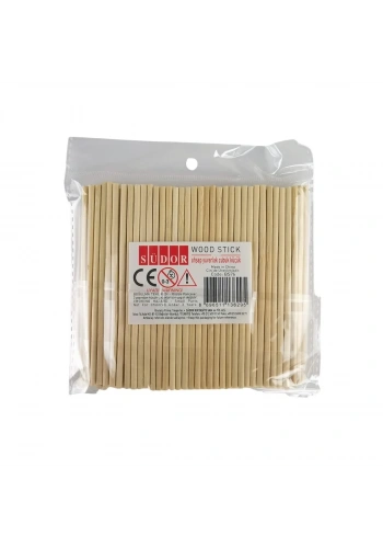 Südor Ahşap Yuvarlak Çubuk 3mm x 10cm 100lü