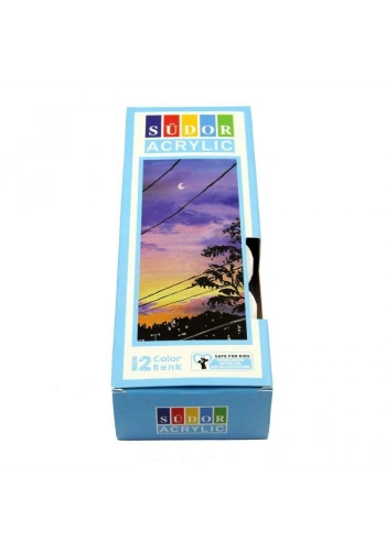 Südor Akrilik Boya Seti 12 Renk x 20 ml.