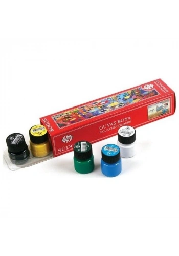 Südor Guaj Boya Seti 6x15ml Eko