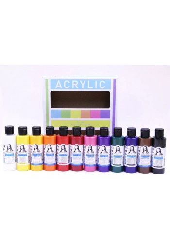 Südor Mona Lisa Akrilik Boya Seti 12 Renk x 70 ml.