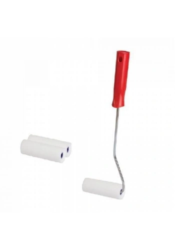 Sünger Rulo Fırça Metal Saplı 10cm +2 Sünger Yedek