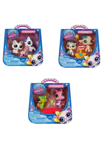 Sunman Littlest PetShop Figür Set Minişler S4 2li Paket 4a.12d