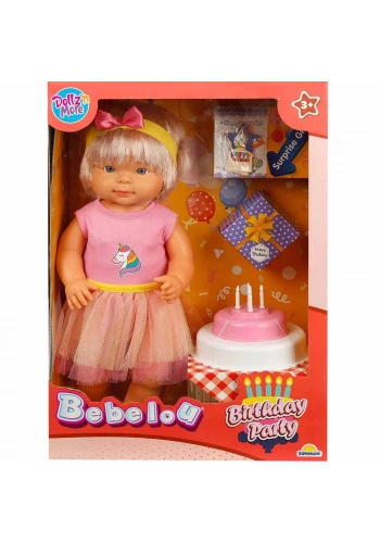 Sunman Oyuncak Bebelou Doğum Günü Bebeği 40 Cm