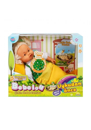 Sunman Oyuncak Bebelou Uykudan Önce Dolgu Masal Anlatan Bebek Çirkin Ördek Yavrusu 40 Cm.
