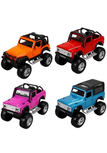 Sunman Oyuncak Sesli Ve Işıklı Metal Araba Safarı Jeep 13 Cm FY80708