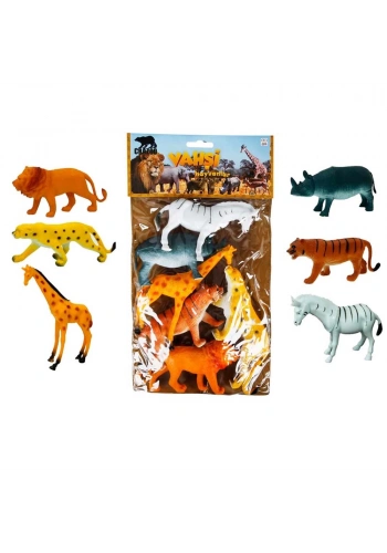 Sunman Oyuncak Vahşi Hayvanlar Büyük Poşet SUN-S00000715