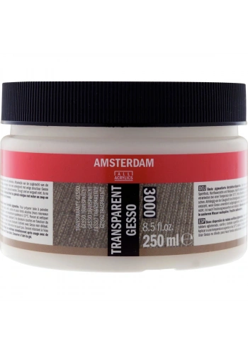 Talens Amsterdam 3000 Transparan Şeffaf Gesso 250 ml.