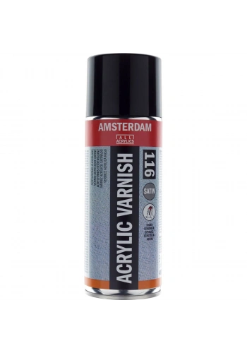 Talens Amsterdam Acrylic Varnish Saten 116 Parlak Akrilik Boya Verniği Saten 400 ml. Sprey
