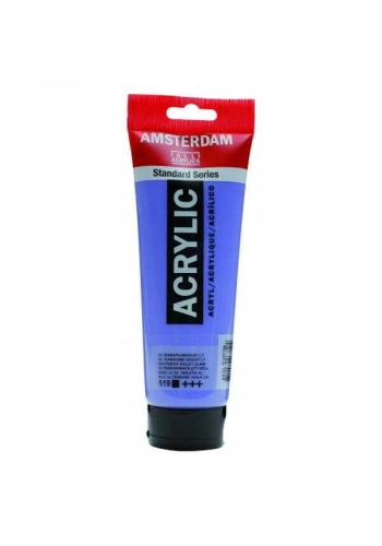 Talens Amsterdam Akrilik Boya 120 ml. 519 Ultramarine Violet Light