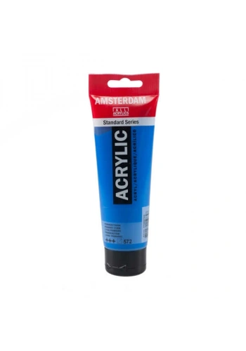 Talens Amsterdam Akrilik Boya 120 ml. 572 Primary Cyan