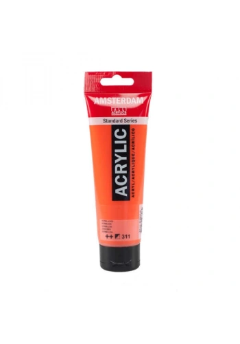 Talens Amsterdam Akrilik Boya 120 ml. 311 Vermilion