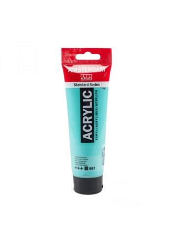 Talens Amsterdam Akrilik Boya 120 ml. 661 Turquoise Green