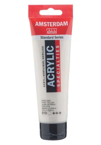 Talens Amsterdam Akrilik Boya 120 ml. 818 Pearl Yellow