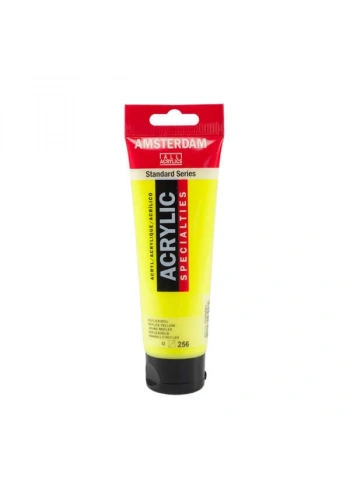Talens Amsterdam Akrilik Boya 120 ml. 256 Reflex Yellow (Fosforlu)
