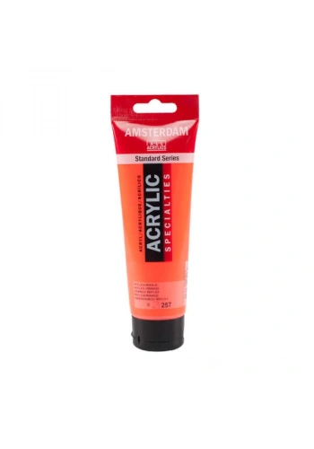 Talens Amsterdam Akrilik Boya 120 ml. 257 Reflex Orange (Fosforlu)