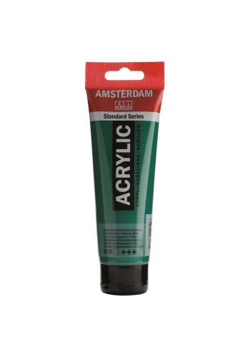 Talens Amsterdam Akrilik Boya 120 ml. 619 Permanent Green Deep
