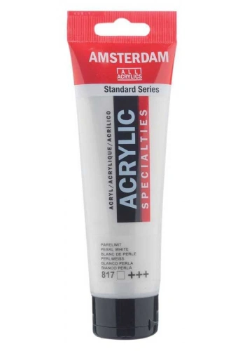 Talens Amsterdam Akrilik Boya 120 ml. 817 Pearl White