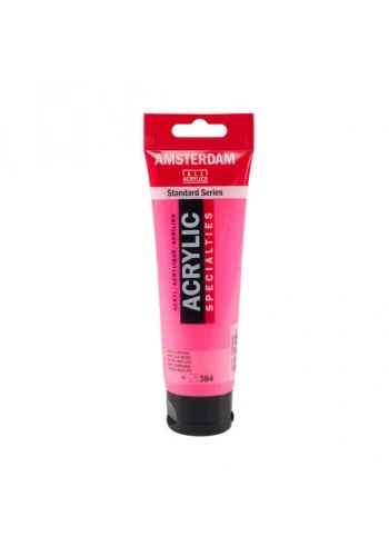 Talens Amsterdam Akrilik Boya 120 ml. 384 Reflex Rose (Fosforlu)