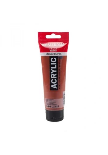 Talens Amsterdam Akrilik Boya 120 ml. 411 Burnt Sienna