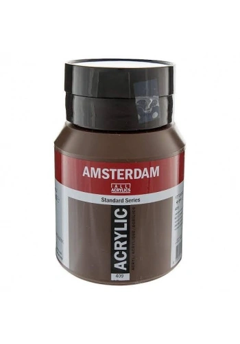 Talens Amsterdam Akrilik Boya 500 ml. 409 Burnt Umber