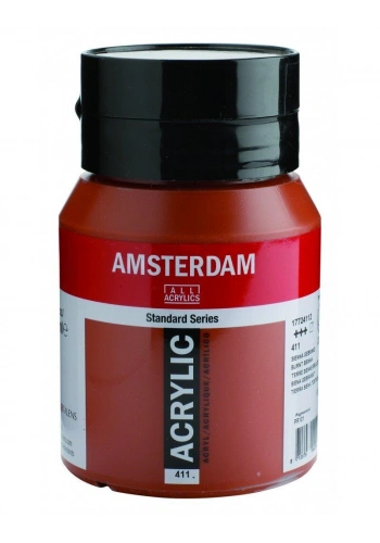 Talens Amsterdam Akrilik Boya 500 ml. 411 Burnt Sienna
