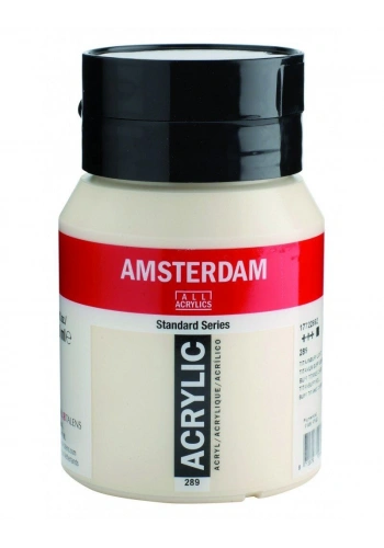 Talens Amsterdam Akrilik Boya 500 ml. 289 Titanium Buff Light