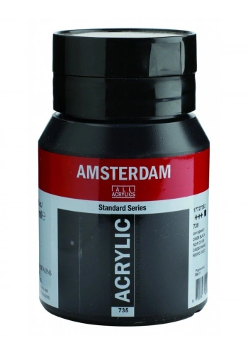 Talens Amsterdam Akrilik Boya 500 ml. 735 Oxide Black