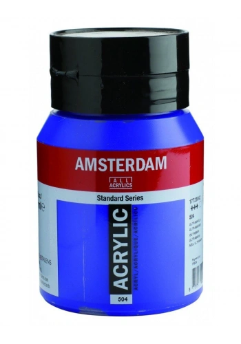 Talens Amsterdam Akrilik Boya 500 ml. 504 Ultramarine