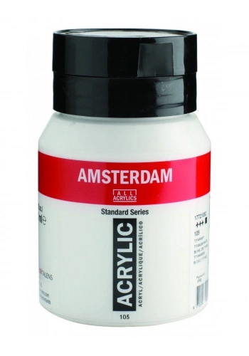Talens Amsterdam Akrilik Boya 500 ml. 105 Titanium White