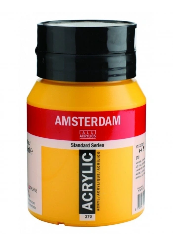Talens Amsterdam Akrilik Boya 500 ml. 270 Azo Yellow Deep