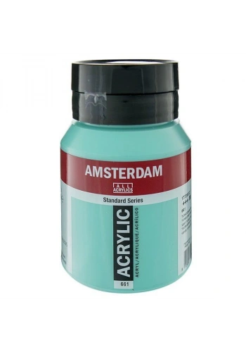 Talens Amsterdam Akrilik Boya 500 ml. 661 Turquoise Green