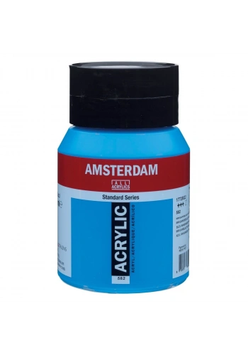 Talens Amsterdam Akrilik Boya 500 ml. 582 Manganese Blue
