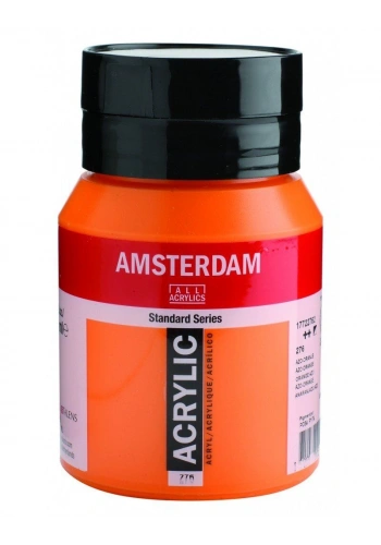 Talens Amsterdam Akrilik Boya 500 ml. 276 Orange Azo
