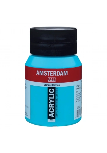 Talens Amsterdam Akrilik Boya 500 ml. 522 Turquoise Blue