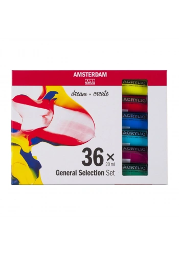 Talens Amsterdam Akrilik Boya Seti 36 Renk x 20 ml.